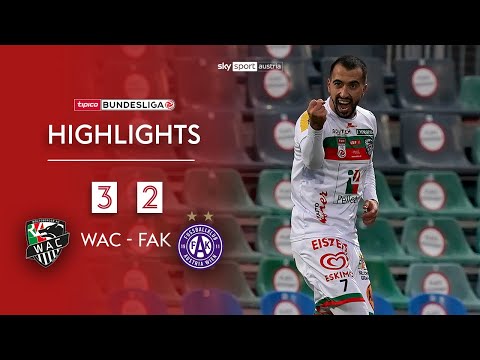 tipico Bundesliga, 11. Runde: Wolfsberger AC - FK Austria Wien 3:2