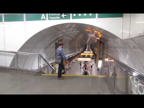 Můstek station - Ride in Prague Metro (Pražské metro) (line B, line A)  - 16.07.2018