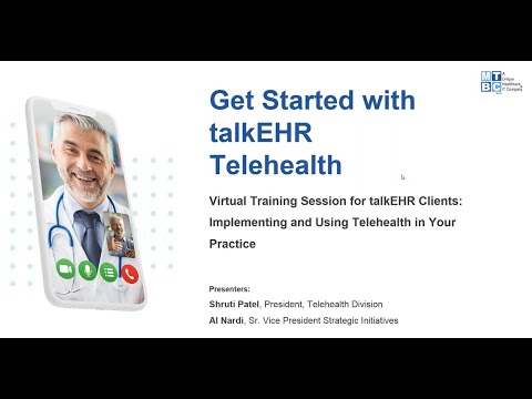 Get Started with TalkEHR Telehealth - Virtual Training Session ...