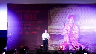 181124 Kim Donghan(김동한)  - Record me (FANCAM)