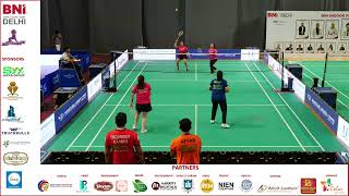 BNI Badminton 27-7-2025 | Full Highlights Paramjeet shilpi & Lisha Eshmeet! Match 3