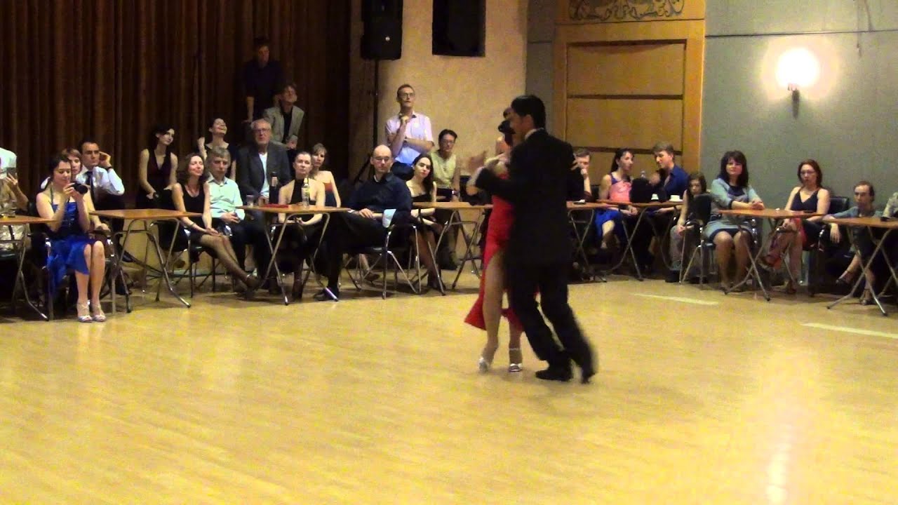 Hernan Rodriguez y Florencia Labiano. Festival "Days of a tango 2014. St. Petersburg.