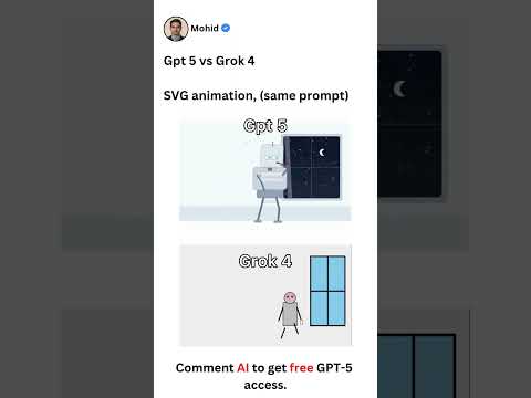 "GPT-5 vs Grok 4 — Same prompt, different results"#gpt5 #grok4 #aicomparison
