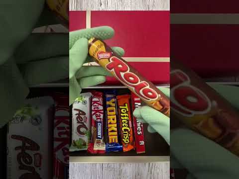 Nestle Kitkat Chocolate Gift Box ASMR #chocolate #kitkat #nestle #shorts #gift #asmr