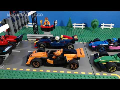 LEGO City F1 Grid with VCARB & Sauber Race Cars 60474