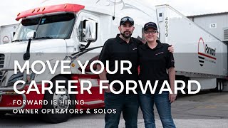 Drive OTR Forward Air Hiring Owner Operators and Solos CDL A Required