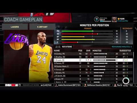 NBA 2K16 MyGM: How to rebuild the Lakers