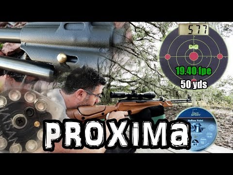 Hatsan Proxima .25 Air Rifle (Review) + Accuracy TEST - 25 \u0026 50 Yards - Fixed Barrel Pellet Gun