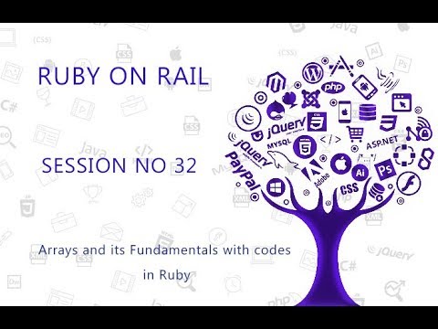 Ruby Programming Tutorial 32 Arrays and its Fundamentals with codes in Ruby