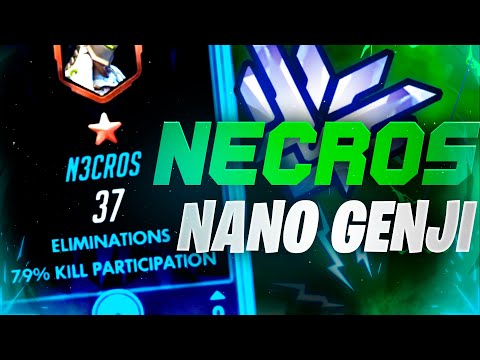Necros Tryhard and Fastest Genji - 80% elims Participation! [ Overwatch Season 30 Top 500 ]