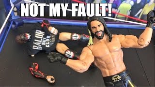 GTS WRESTLING: ROLLINS INJURES EVERYONE! WWE Mattel Figure Animation PPV Event!