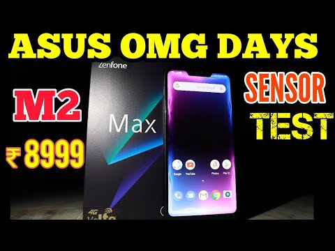HINDI | Asus Zenfone Max M2 GYRO SENSOR, FACE-UNLOCK, FINGERPRINT SENSOR TEST ₹ 8999