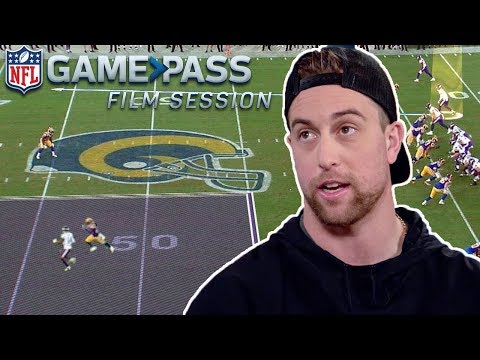 Adam Thielen Breaks Down High-Points, Routes, & Toe Taps | NFL Film Session