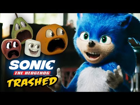 Annoying Orange - Sonic the Hedgehog Trailer TRASHED!