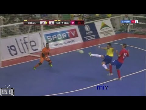 Melhores Momentos Brasil X Costa Rica | Amistoso Internacional de Futsal 2017 (19/11/2017)