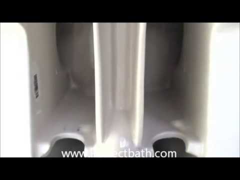 Eco Friendly Water Sense Certified TB309 Dual Flush Toilet www.Perfectbath.com