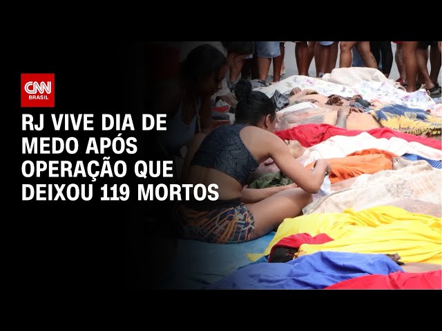 População vive dia de medo após megaoperação com mais de 100 mortos no RJ | CNN ARENA