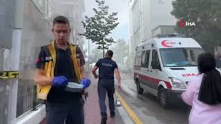 Bolu'da 5 katlı apartmanda yangın çıktı: 1'i çocuk 2 kişi dumanlar arasından kurtarıldı