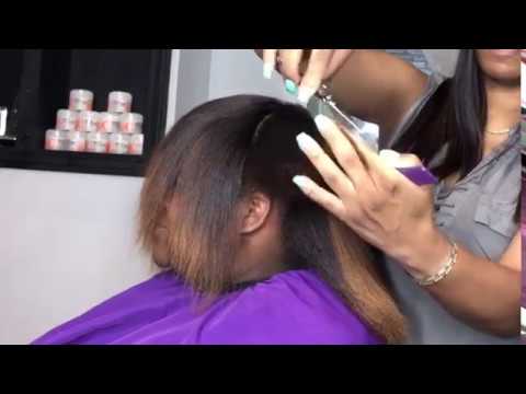 Silked out and layers cut | @hairbyshaunda