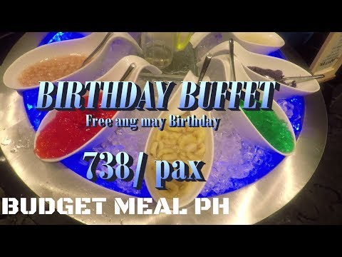 Sulit Birthday Buffet in Vikings SM BF Paranaque at 738 / pax / FREE ANG MAY BIRTHDAY!!