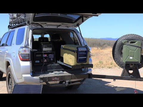 Goal Zero Yeti 400 Lithium with ARB 37 quart Fridge Overland set-up