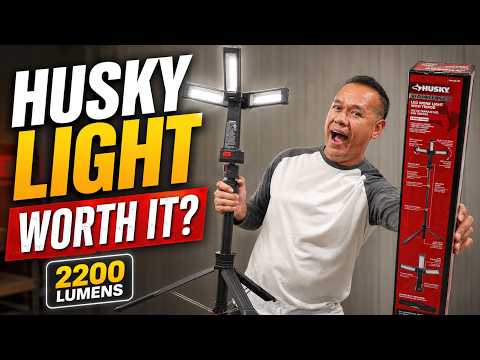 HUSKY 2200 Lumen LED Light With TriPod From Home Depot