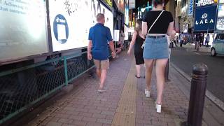 Night Walk in Tokyo, Relaxing Walking in Japan, Shinjuku Kabukicho 夜の大久保公園・新宿歌舞伎町をお散歩！ラブホテル街周辺！