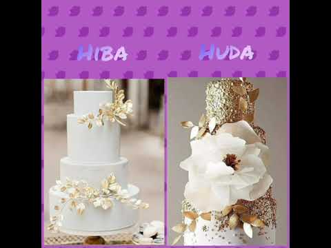 cake designs (hiba or huda)