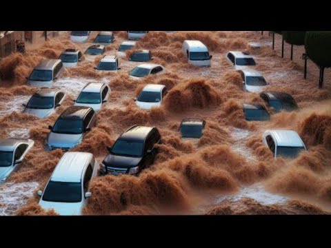 Flood in Irupi, Brazil. Emergency rescue measures