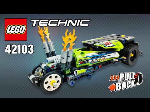 LEGO Hot Rod from Dragster (42103) Technic Extra Building Instructions | Top Brick Builder