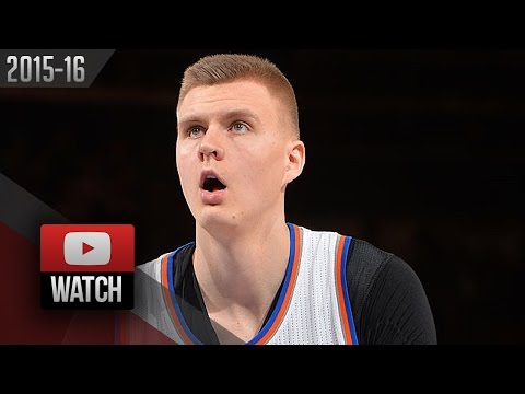 Kristaps Porzingis Full Highlights vs Jazz (2016.01.20) - 16 Pts, 3 Blk