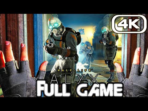 HALF LIFE ALYX Gameplay Walkthrough FULL GAME (4K 60FPS) No Commentary