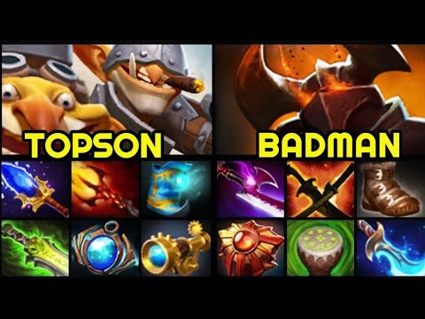 TOPSON Techies Try Hard Intense Game vs BADMAN Chaos Knight 7.27 Dota 2