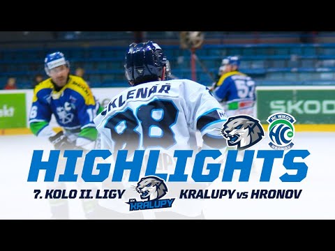 7. kolo HK Kralupy vs HC Wikov Hronov | 2. liga 2024/25 Highlights