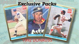1992 Donruss NOLAN RYAN Coca-Cola Baseball Card Packs & Set
