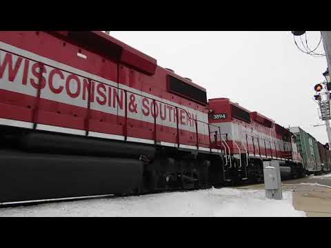 WSOR L599 Wesbound Hartford, WI 1-7-2021