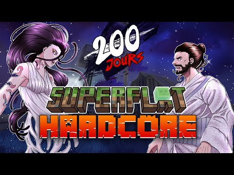 L' AntreDuMaître - I Survived 200 Days in Superflat Hardcore on Minecraft... Here's What Happened