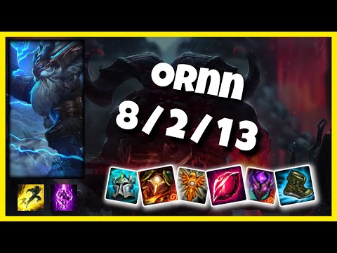 EU Challenger Ornn MID (8/2/13) vs QIYANA Gameplay Replay - Patch 10.19