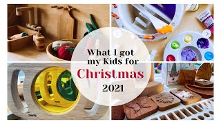 What I Got My Kids for Christmas 2021|Montessori Christmas Gift Ideas #montessoriwithhart