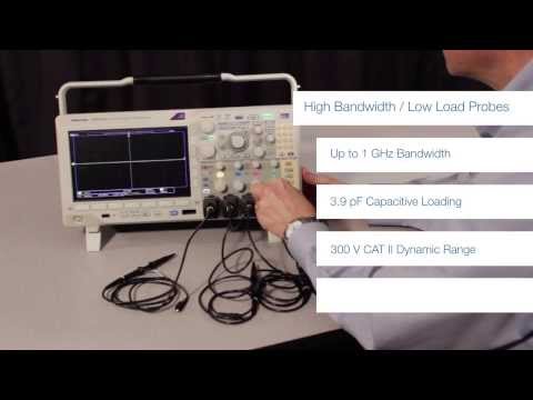 Tektronix dual mdo3000 mixed domain oscilloscope