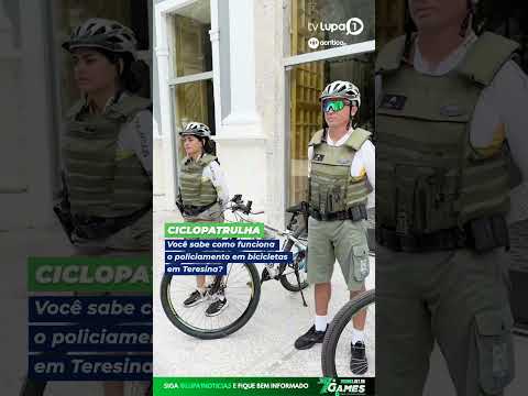 Ciclopatrulhamento reforça segurança em pontos estratégicos de Teresina: