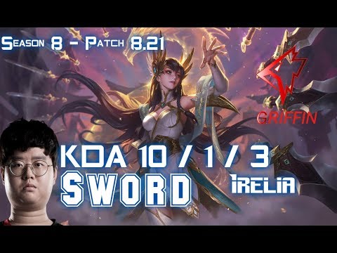 GRF Sword IRELIA vs SINGED Mid - Patch 8.21 KR Ranked