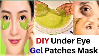 HOMEMADE EYE PADS Remove Under Eye WRINKLES, Under Eye Bags, Puffy eyes & Dark Circles