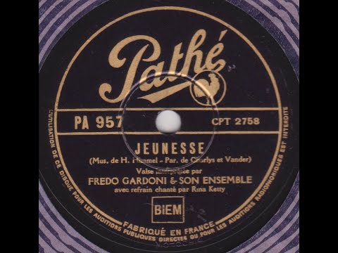 Fredo Gardoni Rina Ketty Jean Sirjo  " Jeunesse " 1936