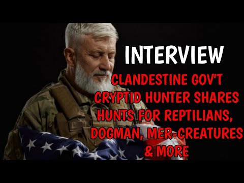 #DOGMAN (INTERVIEW) CLANDESTINE GOV'T CRYPTID HUNTER SHARED HUNTS REPTILIANS, DOGMAN & MER-CREATURES