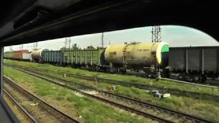 preview picture of video 'Лихая — Каменская из окна поезда'