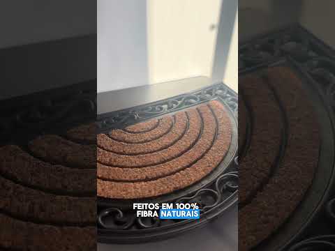 capacho fibra de coco arco íris