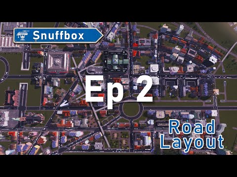 Downtown Road Layout - Cities: Skylines - Snuffbox