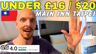 Cheap Taipei City hotel stay 🇹🇼 Main Inn Taipei, Taiwan Life