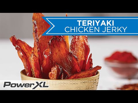 Dehydrated Teriyaki Chicken Jerky | PowerXL Air Fryer...